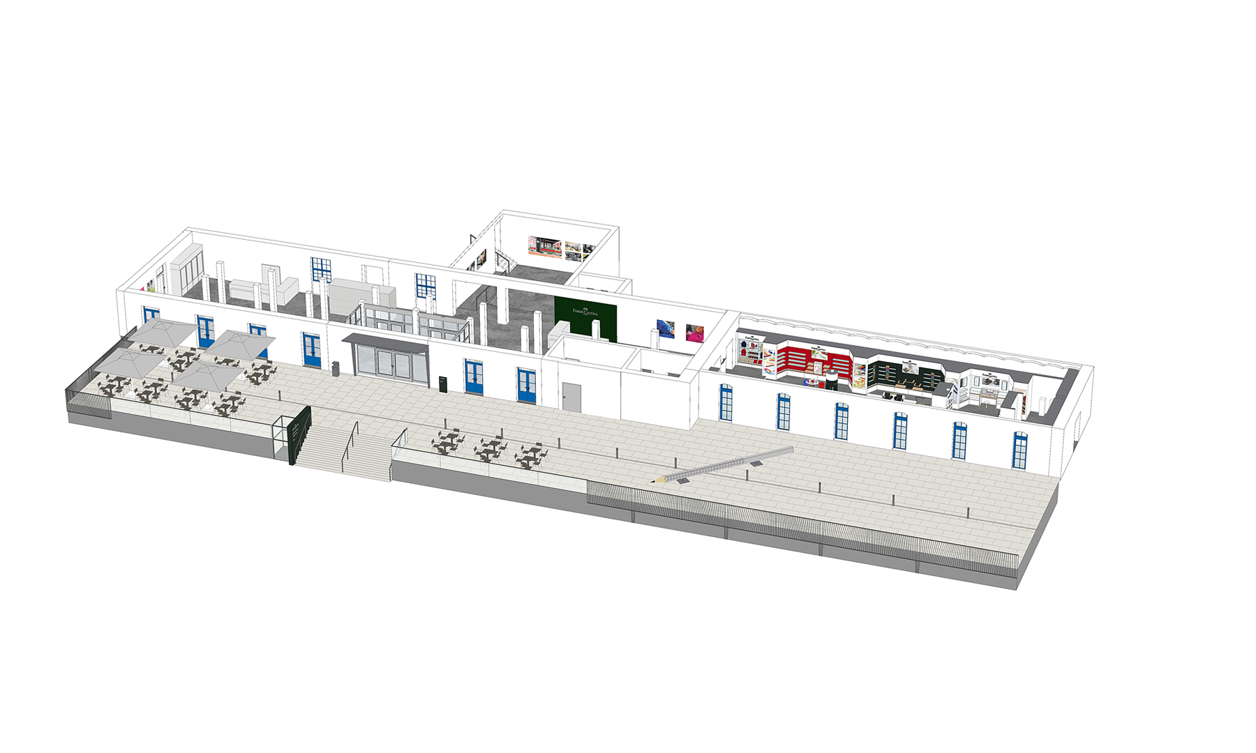 5_Besucherzentrum I_Faber-Castell_07_Axo Übersicht_klein