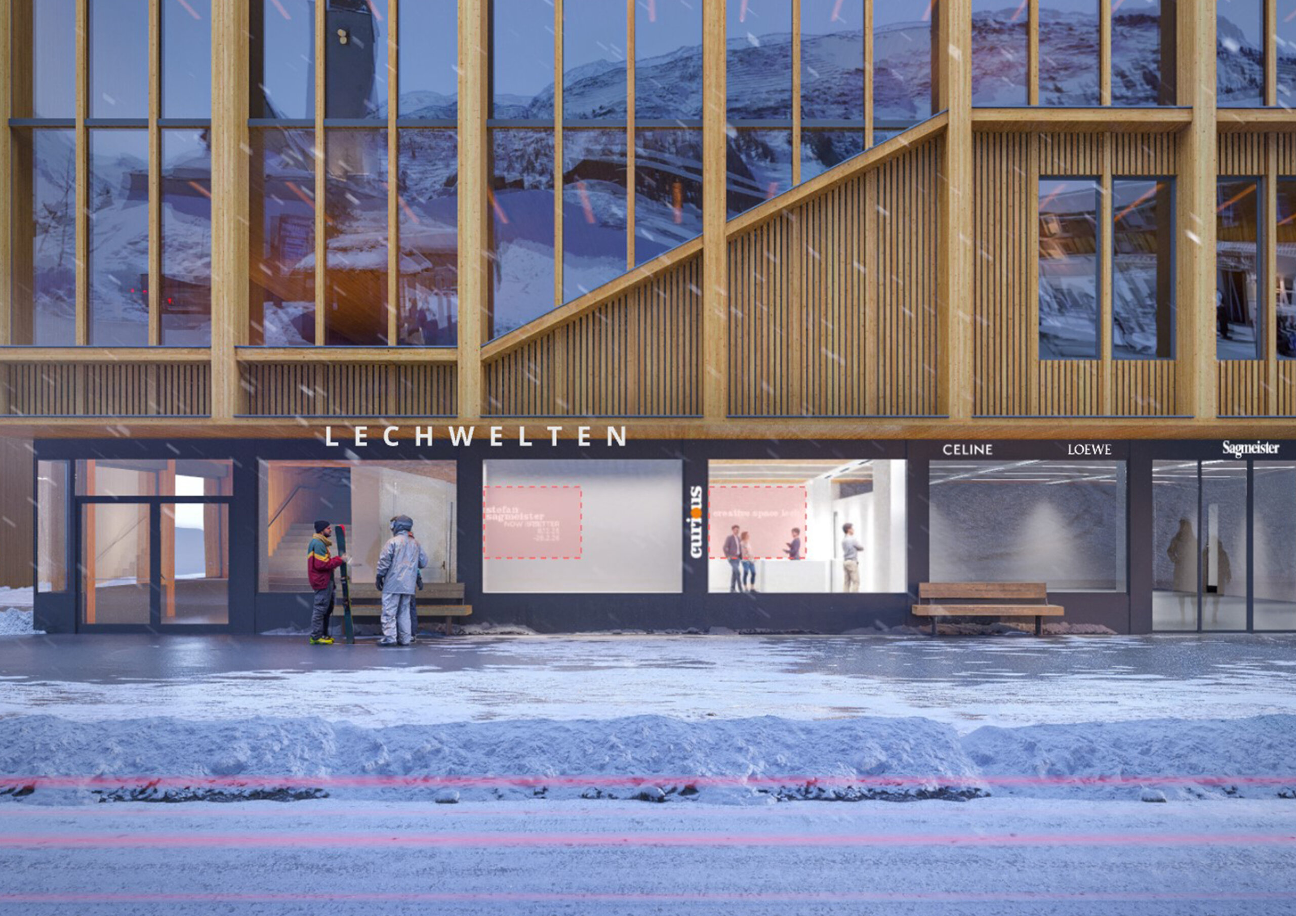 Gebäudebeschriftung und Außenwirkung